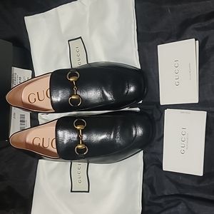 Gucci Horsebit loafer with crystal heel size 39.5